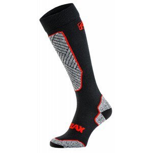Lyžařské ponožky Relax Alpine Velikost ponožek: 43-46 / Barva: černá/červená