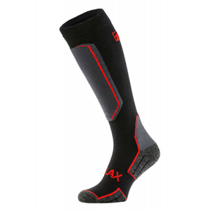 Lyžařské ponožky Relax Carve Velikost ponožek: 43-46 / Barva: černá/červená
