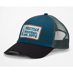 Kšiltovka Marmot Retro Trucker Hat Barva: černá/modrá