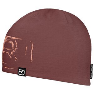 Čepice Ortovox 120 Tec Logo Beanie Barva: tmavě fialová/růžová