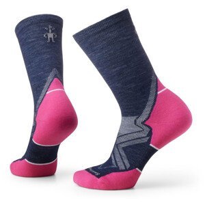 Dámské ponožky Smartwool W Run Cold Weather Targeted Cushion Crew Velikost: M / Barva: modrá/růžová