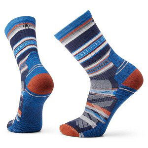 Ponožky Smartwool Hike Light Cushion Panorama Crew Velikost ponožek: 46-49 / Barva: modrá/šedá