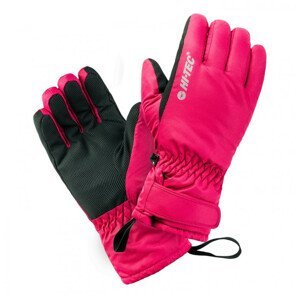 Dámské rukavice Hi-Tec Lady Galena Velikost: S-M / Barva: růžová/černá
