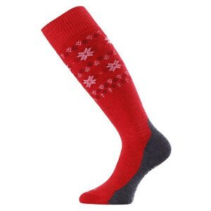Podkolenky Lasting FWI Velikost ponožek: 34-37 / Barva: červená