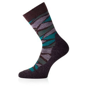 Ponožky Lasting WLJ Velikost ponožek: 38-41 / Barva: hnědá