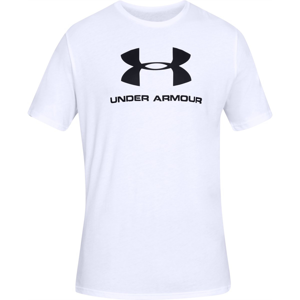 Pánské triko Under Armour Sportstyle Logo SS Velikost: M / Barva: bílá