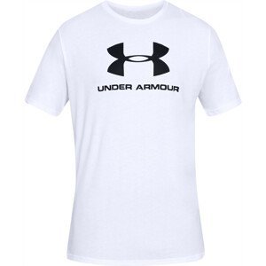 Pánské triko Under Armour Sportstyle Logo SS Velikost: XL / Barva: bílá