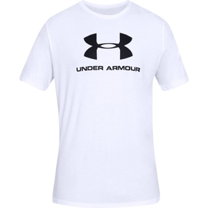 Pánské triko Under Armour Sportstyle Logo SS Velikost: XXL / Barva: bílá