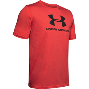 Pánské triko Under Armour Sportstyle Logo SS Velikost: XL / Barva: červená