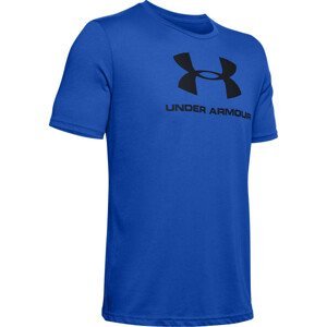 Pánské triko Under Armour Sportstyle Logo SS Velikost: XL / Barva: modrá/černá