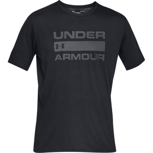 Pánské triko Under Armour Team Issue Wordmark SS Velikost: L / Barva: černá/šedá