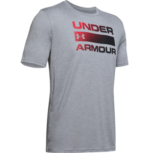 Pánské triko Under Armour Team Issue Wordmark SS Velikost: L / Barva: šedá