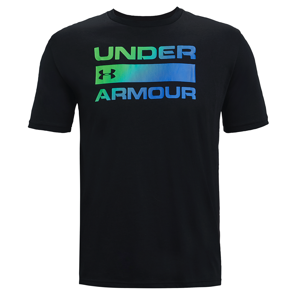 Pánské triko Under Armour Team Issue Wordmark SS Velikost: S / Barva: černá/modrá