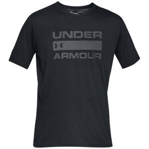 Pánské triko Under Armour Team Issue Wordmark SS Velikost: S / Barva: černá/šedá