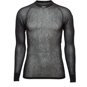 Pánské funkční triko Brynje of Norway Wool Thermo light Shirt Velikost: XL / Barva: černá