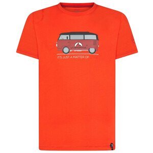 Pánské triko La Sportiva Van T-Shirt M Velikost: M / Barva: červená