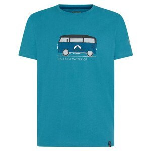 Pánské triko La Sportiva Van T-Shirt M Velikost: XXL / Barva: modrá/žlutá