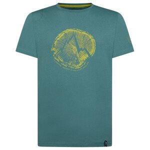 Pánské triko La Sportiva Cross Section T-Shirt M Velikost: M / Barva: modrá/zelená