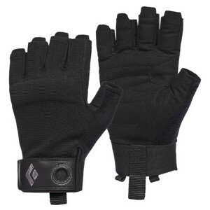 Ferratové rukavice Black Diamond Crag Half-Finger Gloves Velikost rukavic: XS / Barva: černá