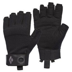 Ferratové rukavice Black Diamond Crag Half-Finger Gloves Velikost rukavic: S / Barva: černá