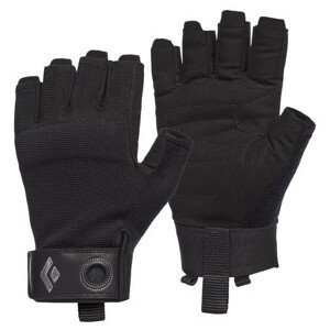 Ferratové rukavice Black Diamond Crag Half-Finger Gloves Velikost rukavic: M / Barva: černá