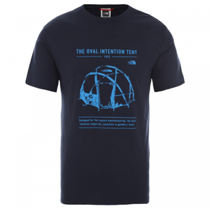 Pánské triko The North Face M S/S Graphic Tee Urban Navy Velikost: L / Barva: modrá
