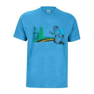 Pánské triko Marmot Trek Tee SS Velikost: M / Barva: modrá