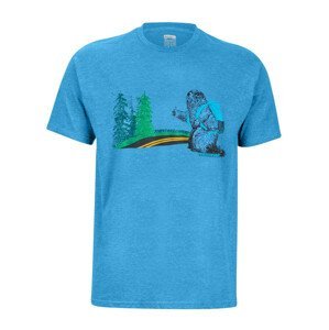 Pánské triko Marmot Trek Tee SS Velikost: L / Barva: modrá
