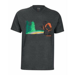 Pánské triko Marmot Trek Tee SS Velikost: XXL / Barva: šedá