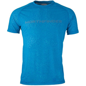 Pánské triko Northfinder Raswan Velikost: XL / Barva: modrá