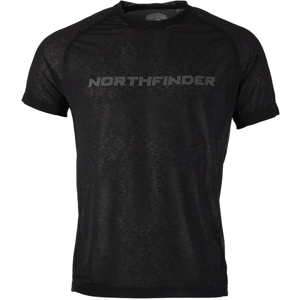 Pánské triko Northfinder Raswan Velikost: XL / Barva: černá