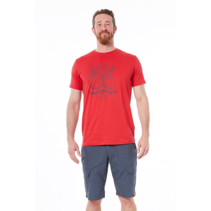 Pánské triko Northfinder Kristjano Velikost: XL / Barva: červená