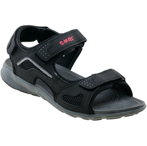 Pánské sandály Hi-Tec Lucen Velikost bot (EU): 46 / Barva: černá/červená