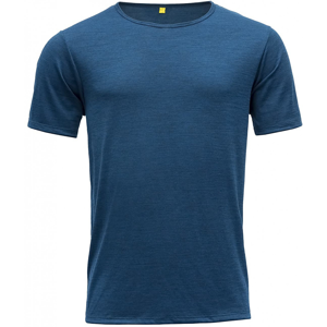 Pánské triko Devold Sula Man Tee Velikost: XXL / Barva: modrá