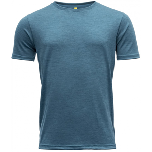 Pánské triko Devold Eika Man Tee Velikost: XL / Barva: modrá