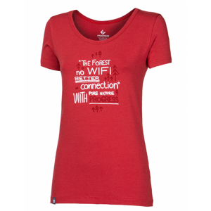 Dámské triko Progress OS Sasa "No Wifi" 24UC Velikost: L / Barva: červená