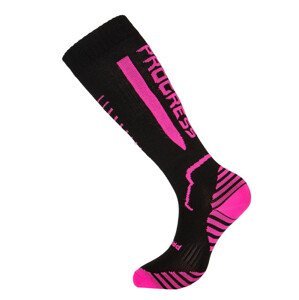 Ponožky Progress P Cox 8UU Compress Velikost ponožek: 39-42 / Barva: černá/růžová
