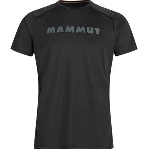 Pánské triko Mammut Splide Logo T-Shirt Men Velikost: L / Barva: černá