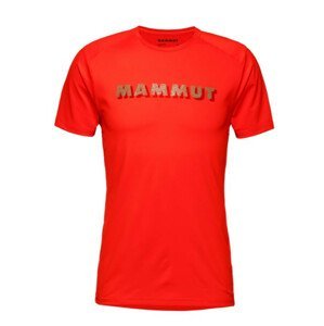 Pánské triko Mammut Splide Logo T-Shirt Men Velikost: M / Barva: červená