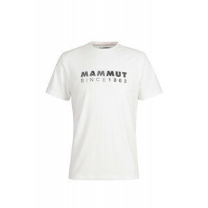 Pánské triko Mammut Trovat T-Shirt Men Velikost: L / Barva: bílá/šedá