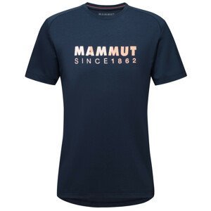 Pánské triko Mammut Trovat T-Shirt Men Velikost: L / Barva: tmavě modrá