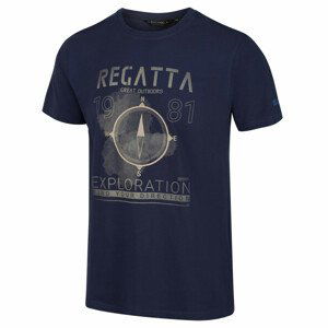 Pánské triko Regatta Cline IV Velikost: XXXL / Barva: modrá
