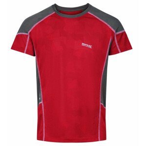 Pánské funkční triko Regatta Camito Velikost: XXXL / Barva: červená
