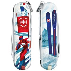 Kapesní nůž Victorinox Classic LE Ski Race Barva: bílá
