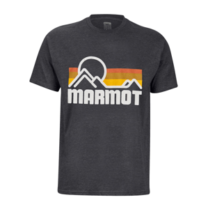 Pánské triko Marmot Coastal Tee SS Velikost: M / Barva: tmavě šedá