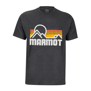 Pánské triko Marmot Coastal Tee SS Velikost: L / Barva: tmavě šedá