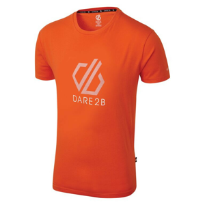 Pánské triko Dare 2b Continuous Tee Velikost: L / Barva: oranžová