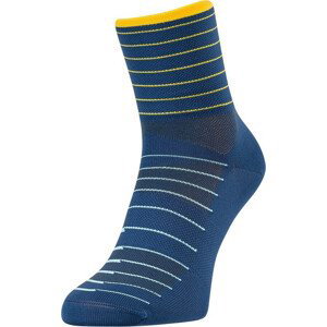 Cyklistické ponožky Silvini Bevera UA1659 Velikost ponožek: 42-44 / Barva: modrá/žlutá