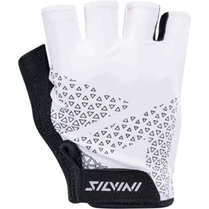 Dámské cyklistické rukavice Silvini ASPRO WA1640 Velikost rukavic: S / Barva: bílá