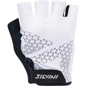Dámské cyklo rukavice Silvini Aspro WA1640 Velikost rukavic: L / Barva: bílá
